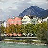 Houses on the River Inn in Innsbruck