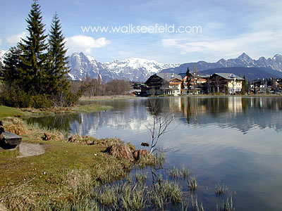 The Wildsee lake near Seefeld