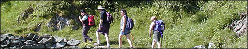 Walking onthe Seefeld plateau