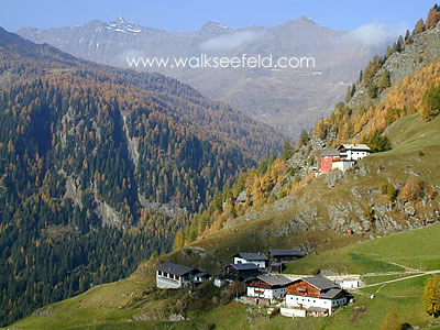 A mountain hamlet in the South Tyrol