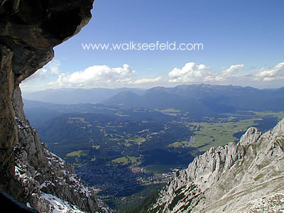 View above Mittenwald