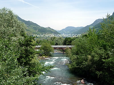 Typical South Tyrolean mountain landscape