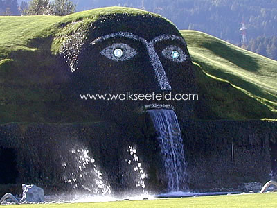 The entrance to the Swarovski Kristallwelten just outside Wattens